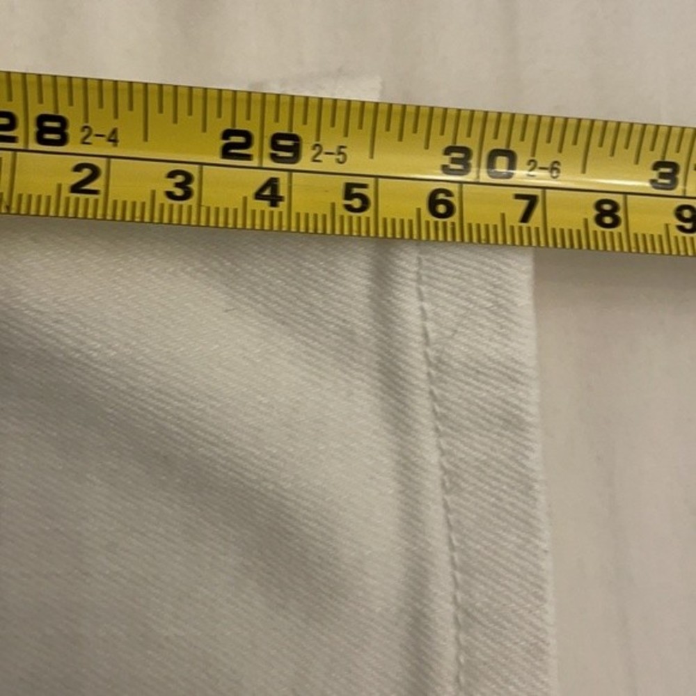 Levi's White Mid-Rise Skinny Jeans Silver Tab Womens 30X30 - Picture 12 of 15